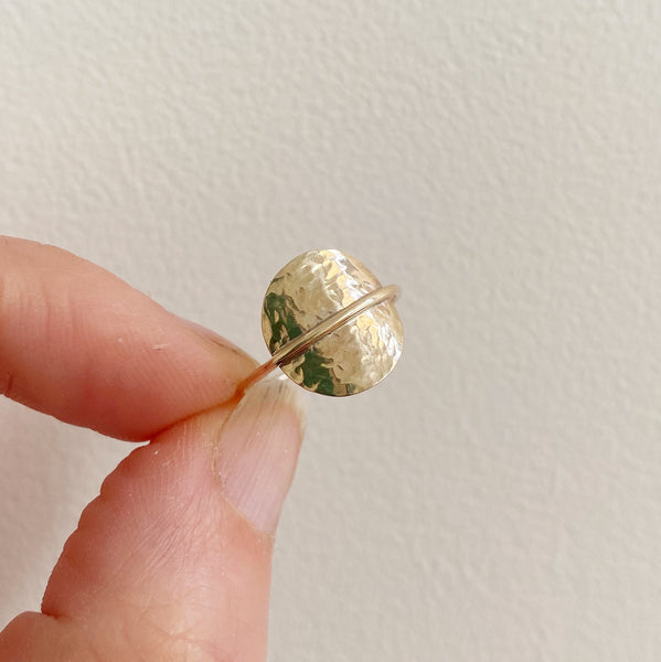 Eclipse 9ct Gold ring