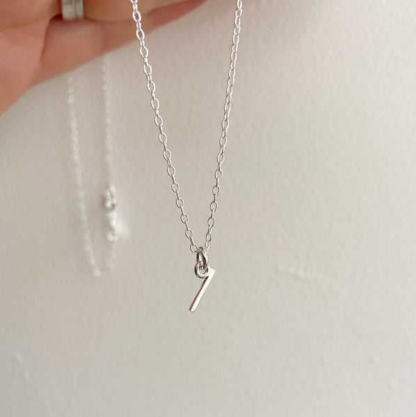 Cicee silver initial I