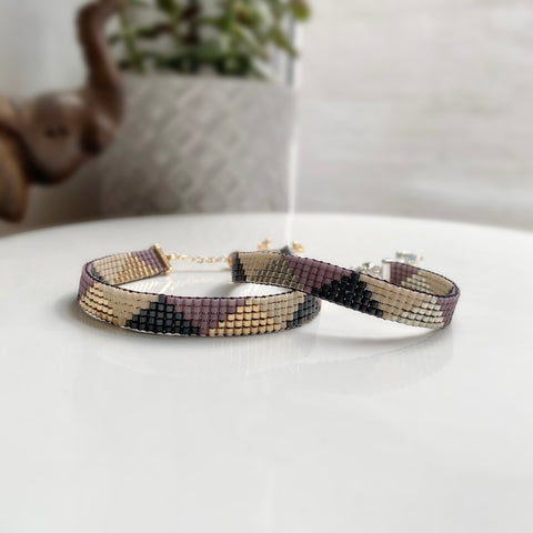 Cicee winter berries bead bracelet